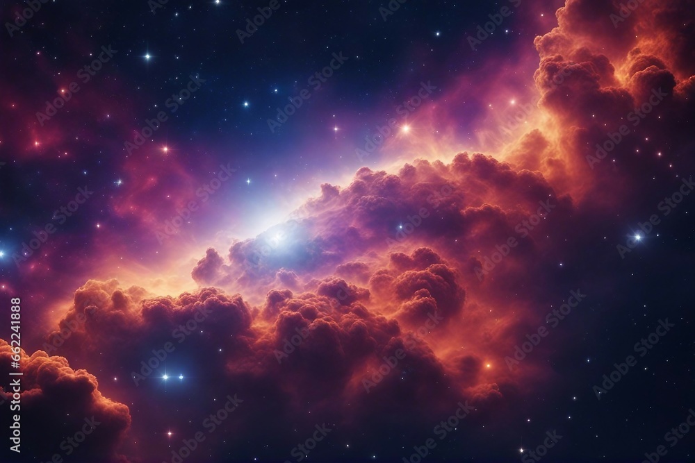 Colorful space galaxy cloud nebula Stary night cosmos Universe science astronomy Supernova