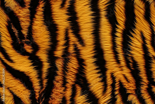 Realistic Tiger Skin Texture Pattern And Background