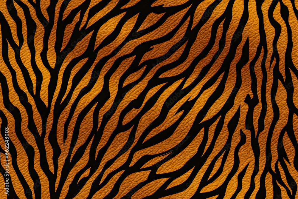 Realistic Tiger Skin Texture Pattern And Background Realistic Tiger Skin Texture Pattern And Background