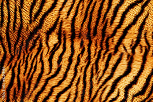 Realistic Tiger Skin Texture Pattern And Background