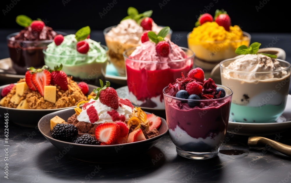 The Richness and Range of Vegan Dessert Creations. Generative AI The Richness and Range of Vegan Dessert Creations. Generative AI