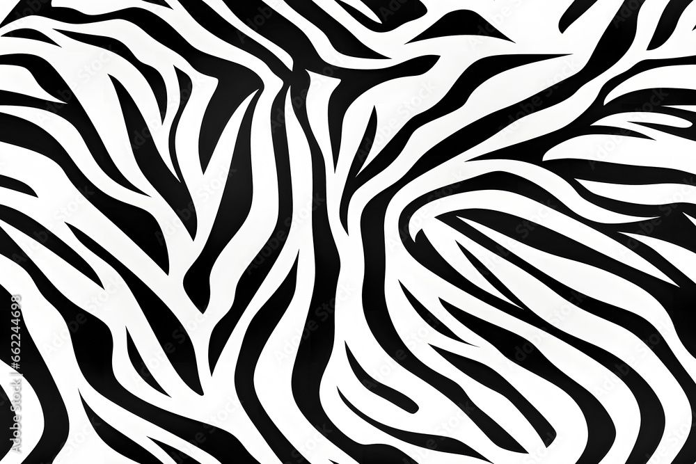 Abstract Seamless Zebra Skin Pattern Background Abstract Seamless Zebra Skin Pattern Background