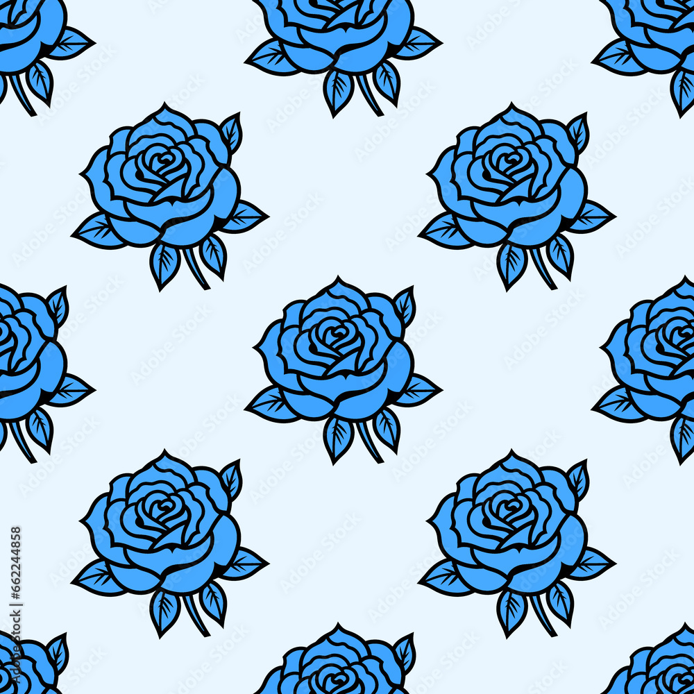 Floral botanical texture pattern with rose and leaves. Seamless pattern can be used for wallpaper, pattern fills, web page background, surface textures. Floral botanical texture pattern with rose and leaves. Seamless pattern can be used for wallpaper, pattern fills, web page background, surface textures.