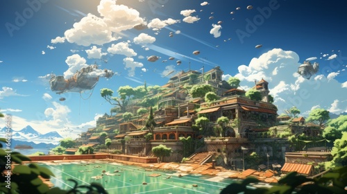 A Scenic Escape: Captivating Views of Nature's Have, generative AI