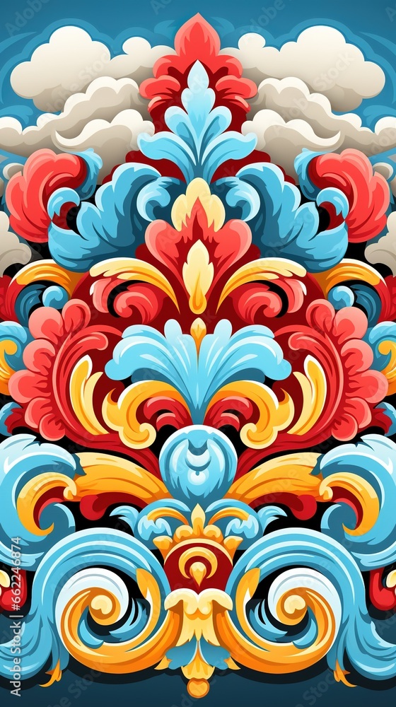 Mandala Design Concept, A Beautiful Illustration for Rangoli Mandala Design Concept, A Beautiful Illustration for Rangoli