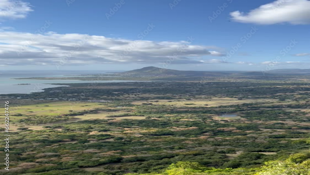 Panorama view on Mauritius West side Panorama view on Mauritius West side