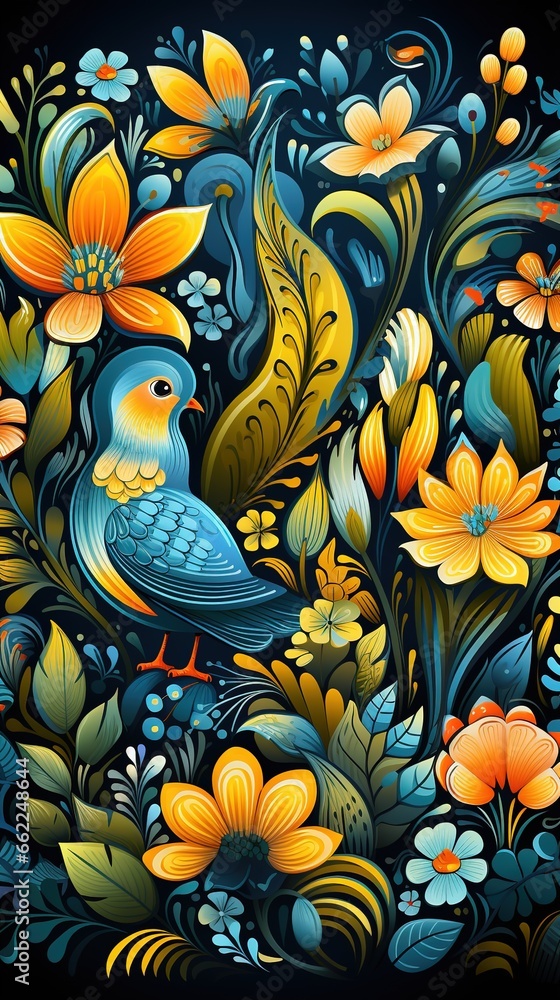 Fototapeta premium Mandala Design Concept, A Beautiful Illustration for Rangoli