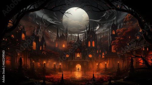 scary halloween background