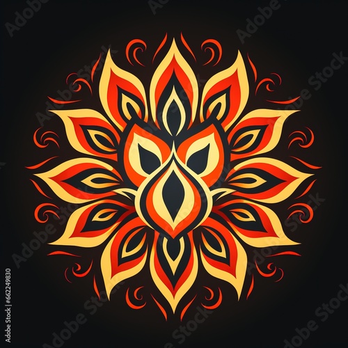 Rangoli Walpaper Concept for Diwali