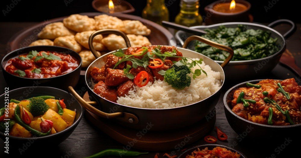 A Culinary Journey Through Authentic Asian Delights. Generative AI A Culinary Journey Through Authentic Asian Delights. Generative AI