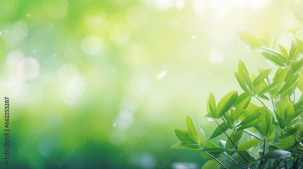 a close up of a green leafy plant on a sunny day. generative ai a close up of a green leafy plant on a sunny day. generative ai