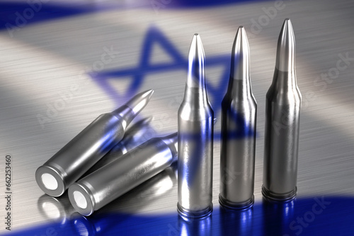 Cartridges with flag of Isr...