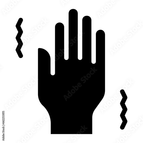 tremor glyph icon