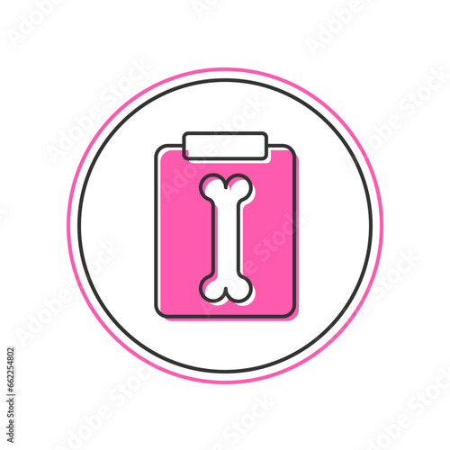 Filled outline X-ray shots icon isolated on white background. Vector