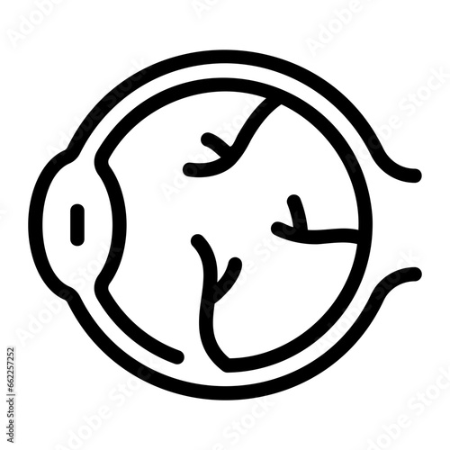 retina line icon