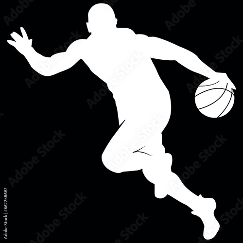 player silhouette vector