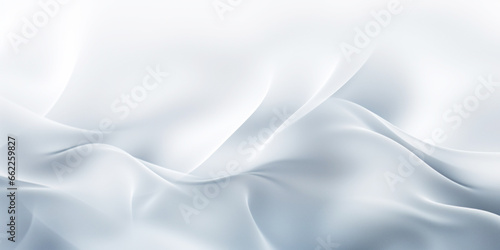 A silk blurry white background for a festive mood. Template for greeting card for entertainment. photo