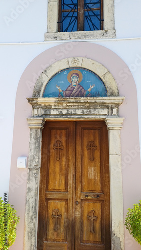 Bergdorf Zia auf Kos mit Kirche – Traditionelles Dorfleben und spirituelle Atmosphäre photo