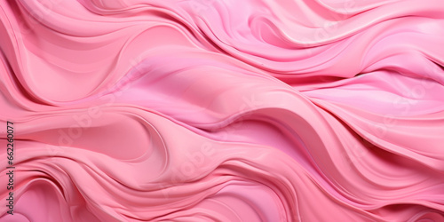Intricate pattern of intertwining pink waves.