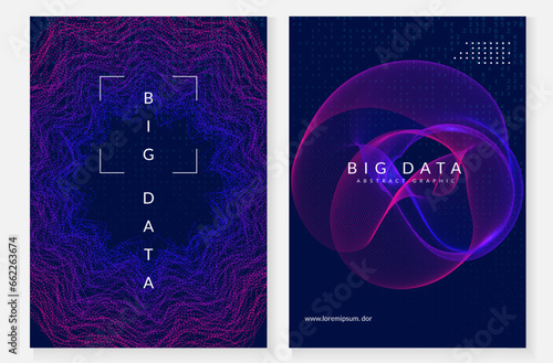 Digital technology abstract background. Artificial intelligence, deep learning and big data concept.