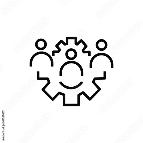 staffing icons symbol vector elements for infographic web