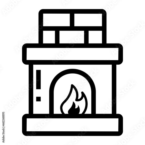 fireplace icon