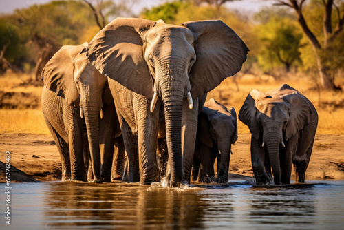 Elephants in the river © Syahrul Zidane A