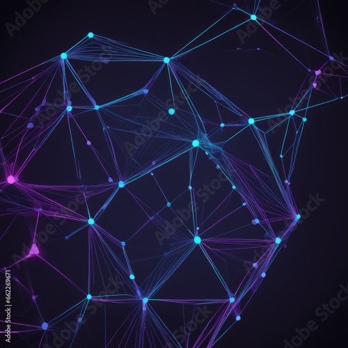 vector abstract polygonal background with connected lines and dots vector abstract polygonal background with connected lines and dots abstract polygonal space low poly dark background, connecting dots