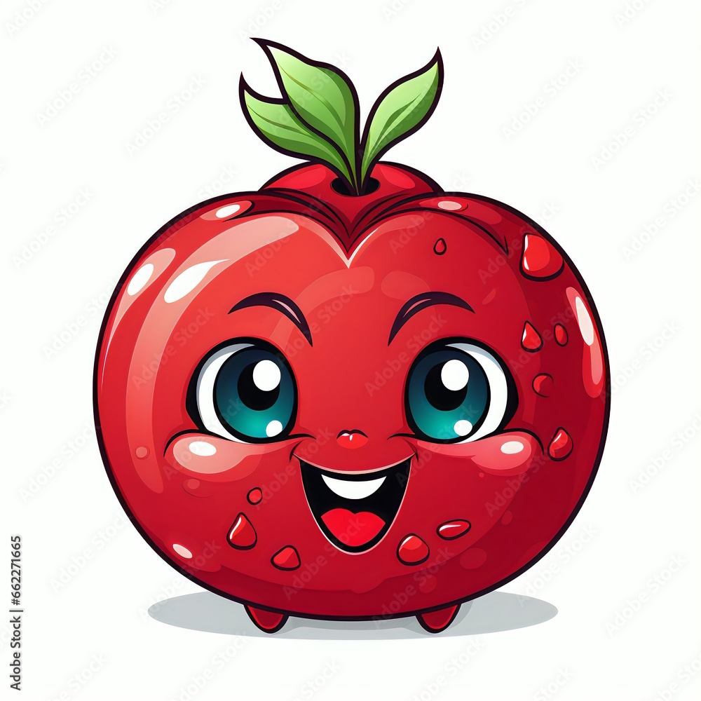 Obraz premium Juicy Pomegranate Vector