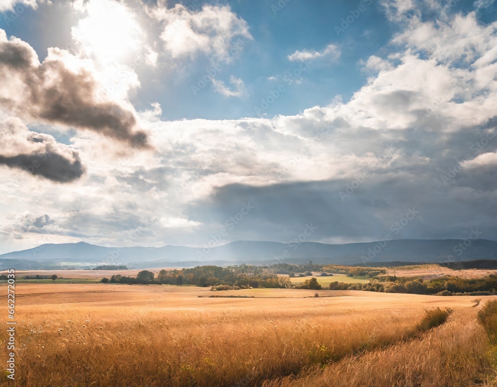 View Of Field Against Sky