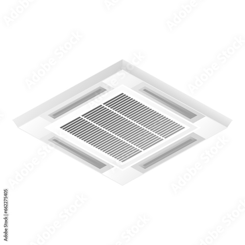 シンプルなイラスト_業務用エアコン