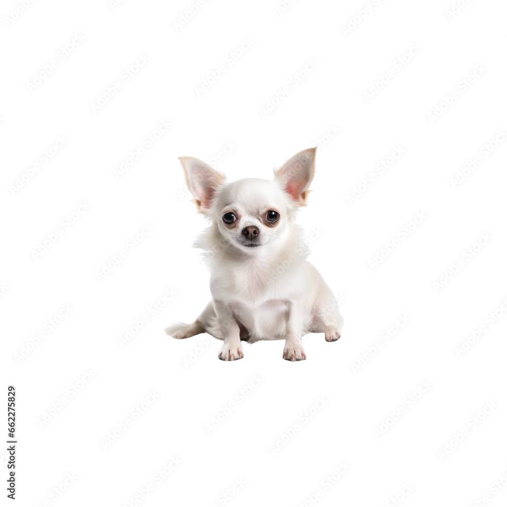 Chihuahua dog breed no background