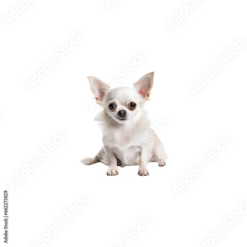 Chihuahua dog breed no background