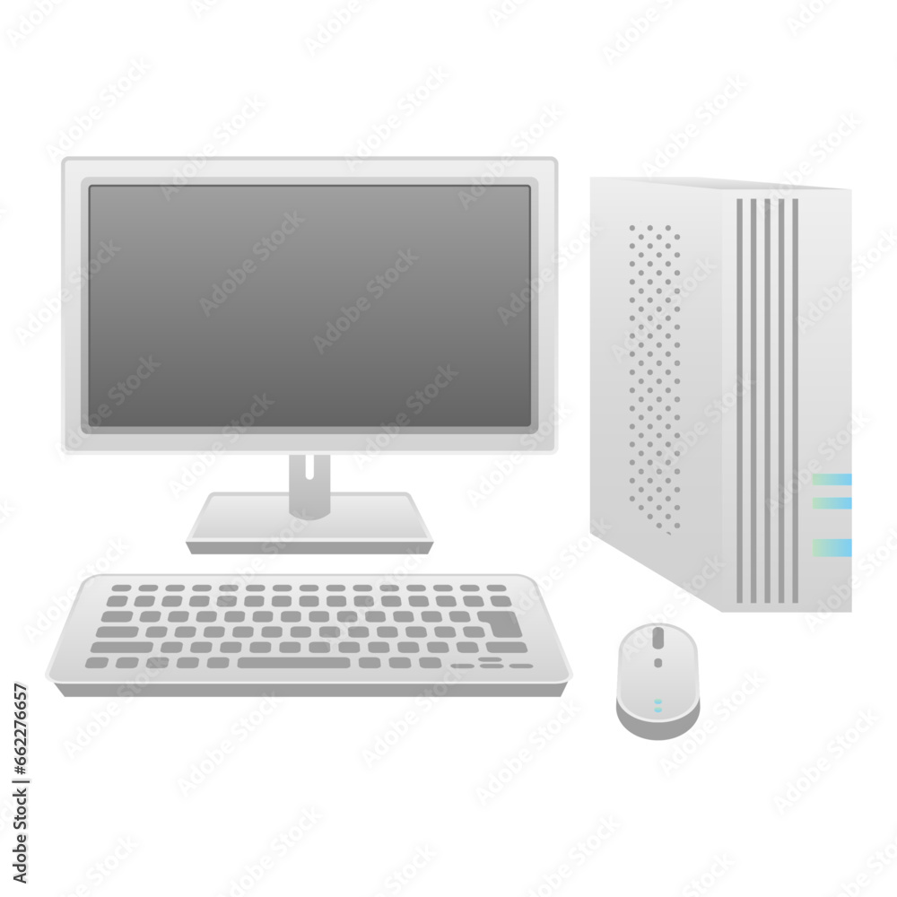 シンプルなイラスト_パソコン