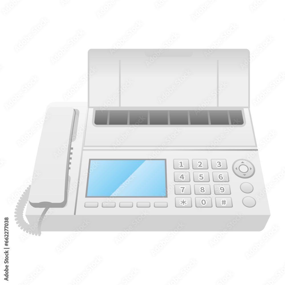 シンプルなイラスト_FAX シンプルなイラスト_FAX
