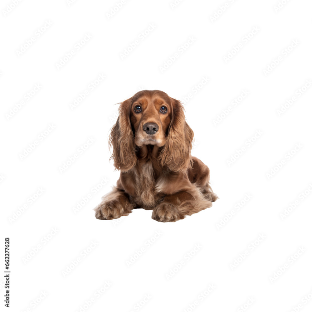 Cocker Spaniel dog breed isolated no background