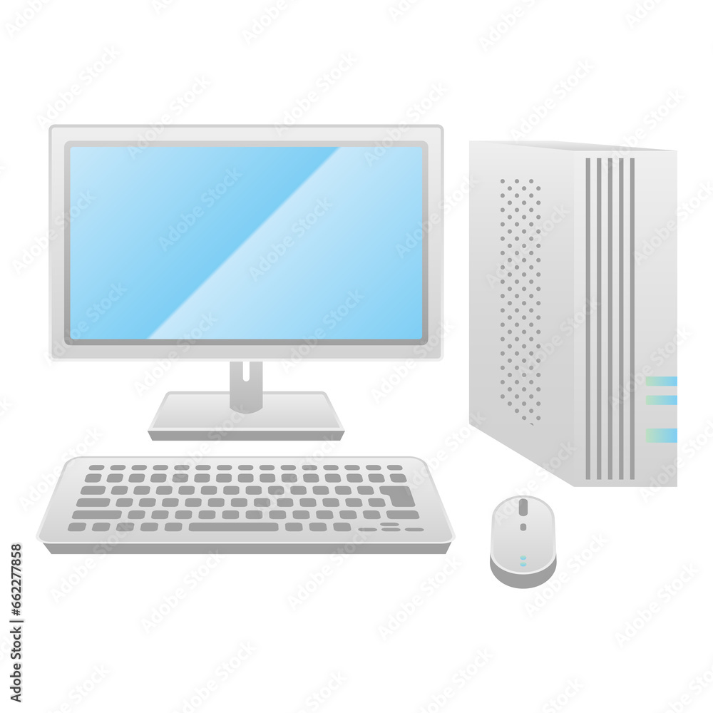 シンプルなイラスト_パソコン