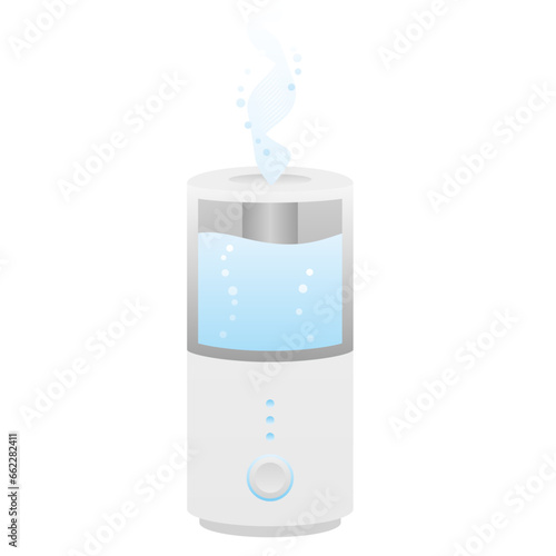 シンプルなイラスト_加湿器