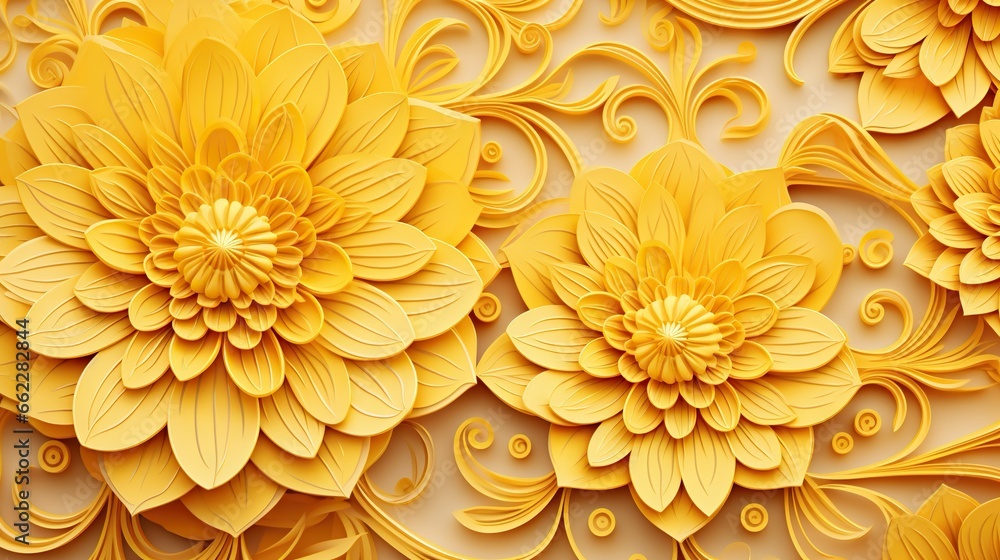 a close up of a yellow flower on a white background. generative ai a close up of a yellow flower on a white background. generative ai