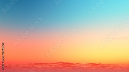  the sun is rising over the horizon of a body of water. generative ai