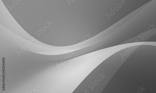 Fototapeta Naklejka Na Ścianę i Meble -  gray silver round lines curves waves abstract background