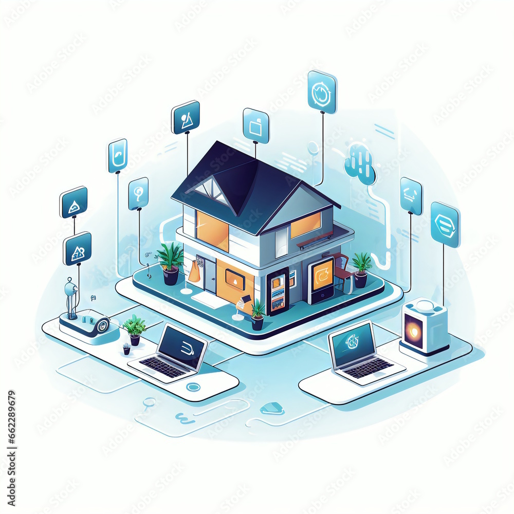 Obraz premium Smartphone with Blank Screen Vector