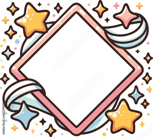 vector cute cartoon photo  svg illustration