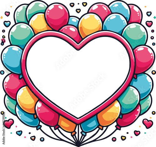 vector balloon photo  svg illustration