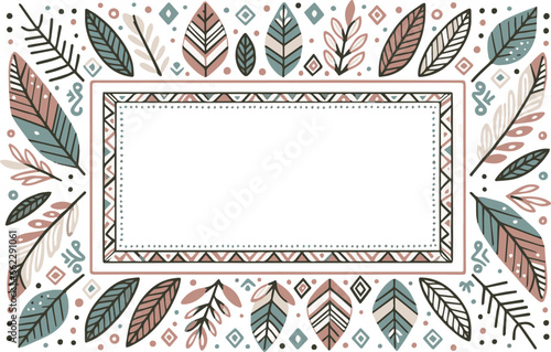 vector feather boho ornate photo  svg illustration