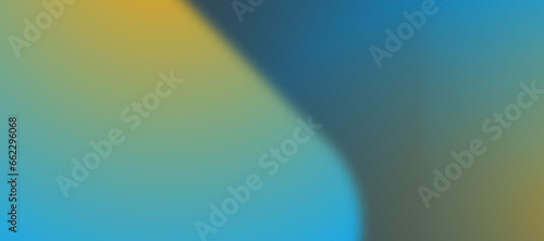 Light blue, green, yellow gradient blurred banner. geometric background with empty space