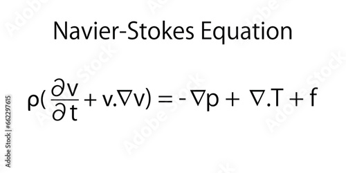 Navier–Stokes equations. partial differential equations. Physics resources for teachers and students.