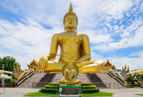Buddha Hand Big Buddha Wat muang,Angthong,Thailand © kwanchaichaiudom