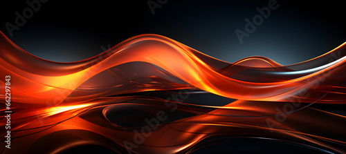 Ai 3d neon light red gradient wave background, abstract neon wave background design.