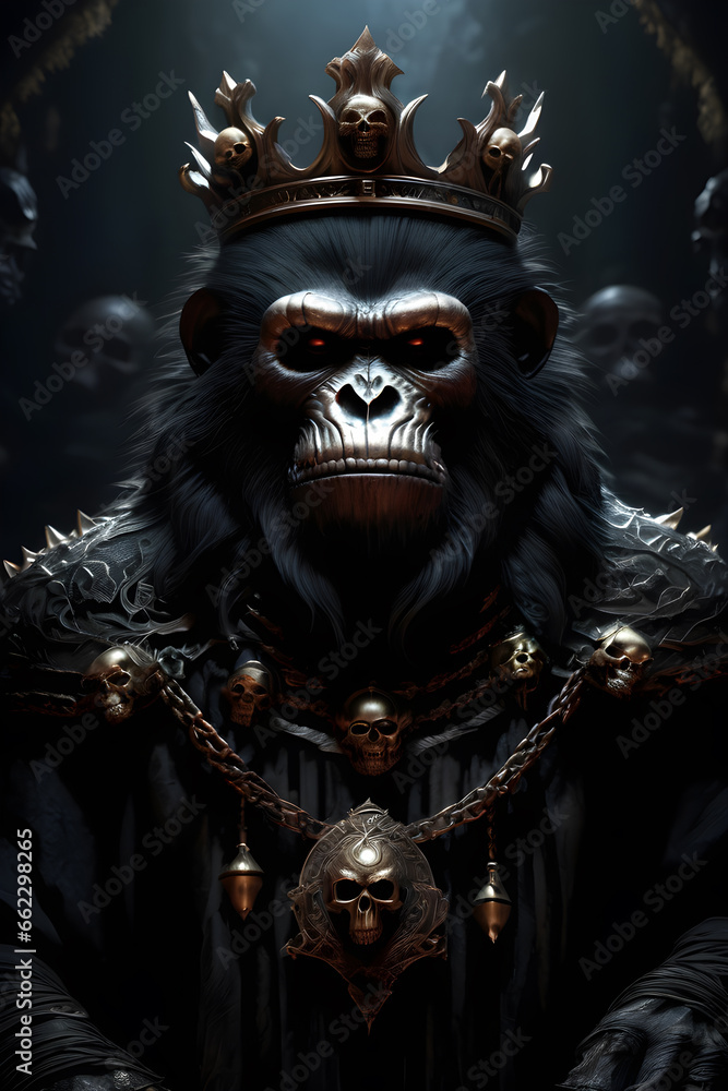 Sinister Ape: Crowned Lord of Skulls Sinister Ape: Crowned Lord of Skulls